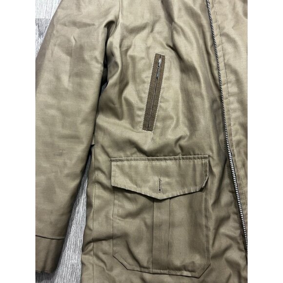 Vintage Rise Military Jacket Men's Size Large Sportwear Retro Green - Picture 4 of 7